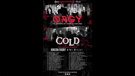 cold orgy|Orgy and Cold Announce Co.